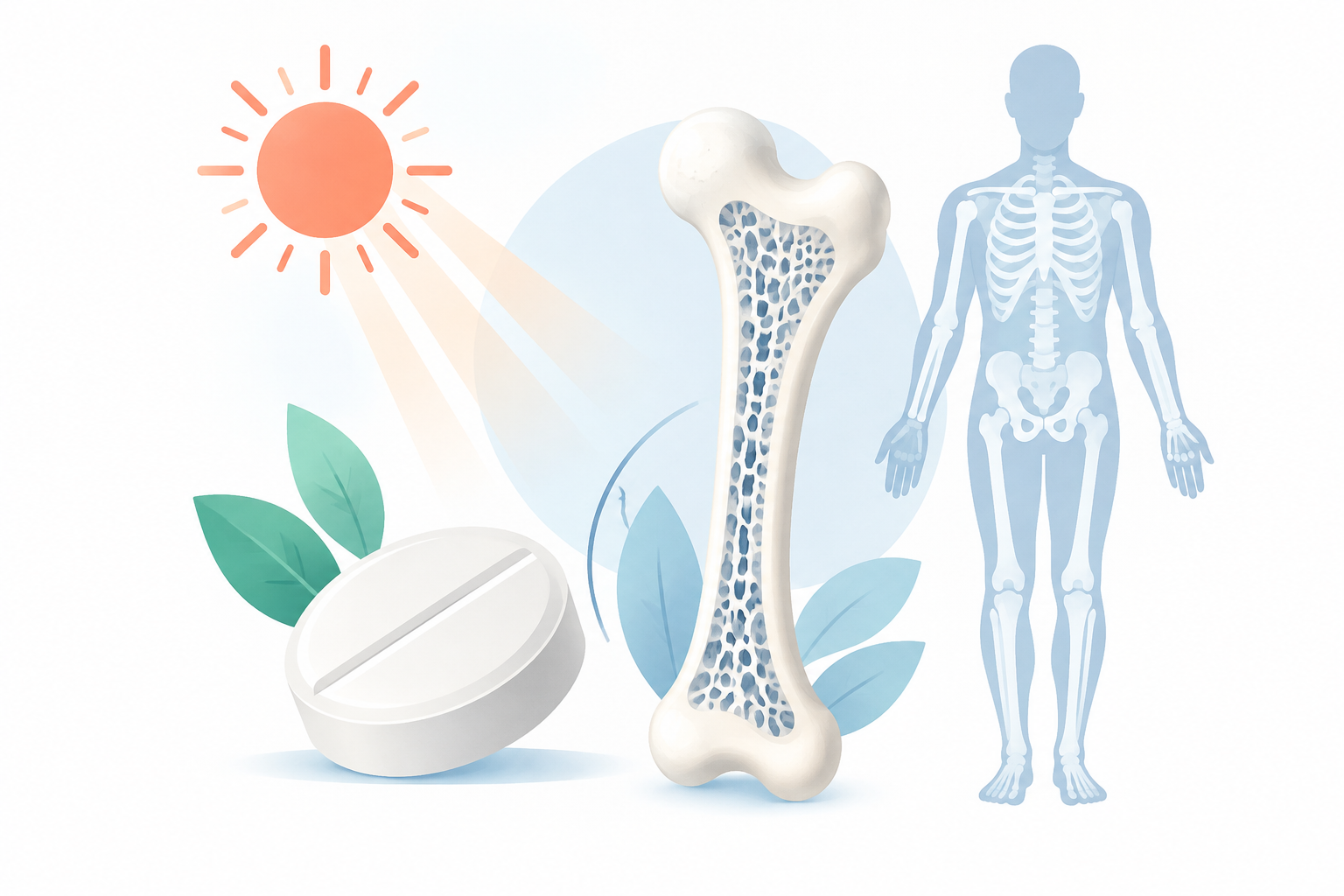 Calcium and Vitamin D Combination: Uses, Dose, and Mechanism